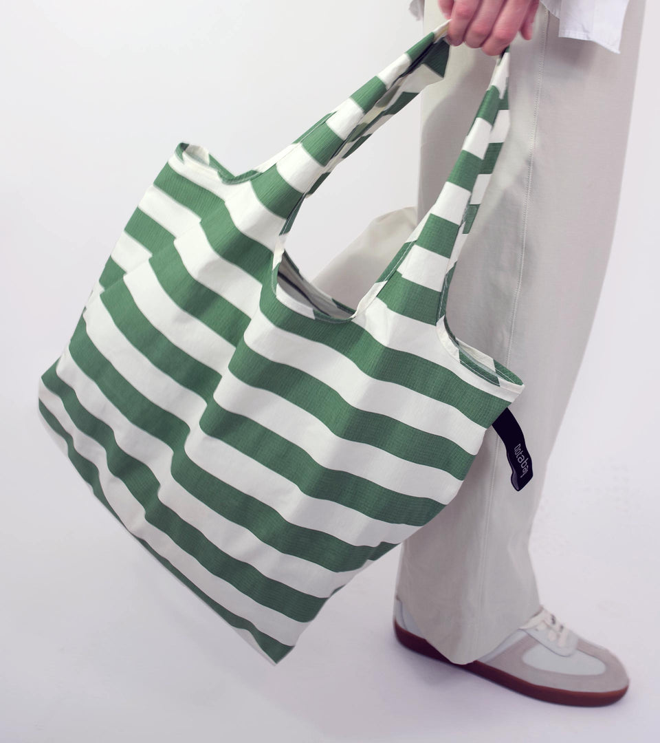 Notabag Tote – Olive Stripes