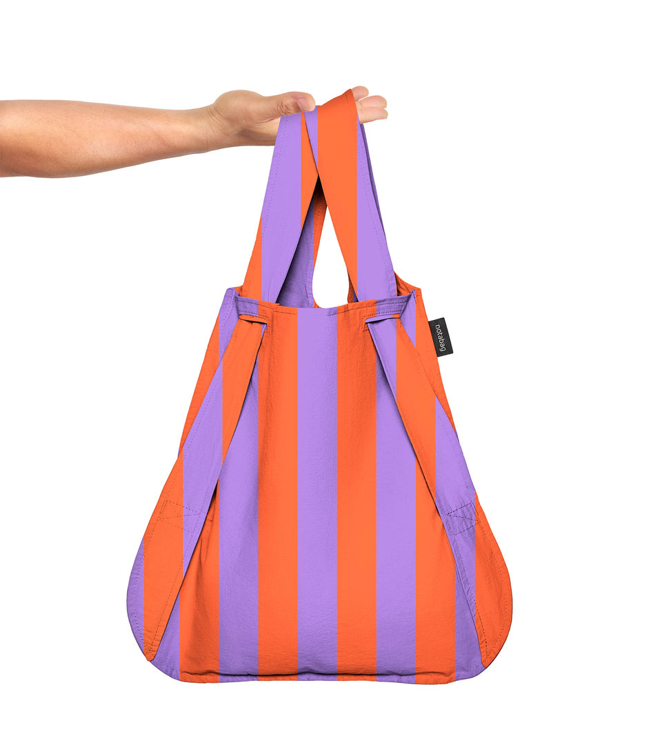 Notabag – Red/Purple Stripes