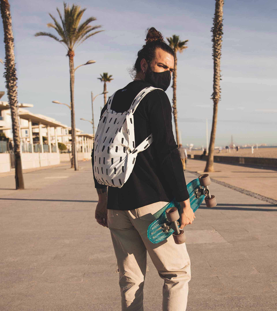 Notabag – Black Brush - Notabag Pattern Notabag USA