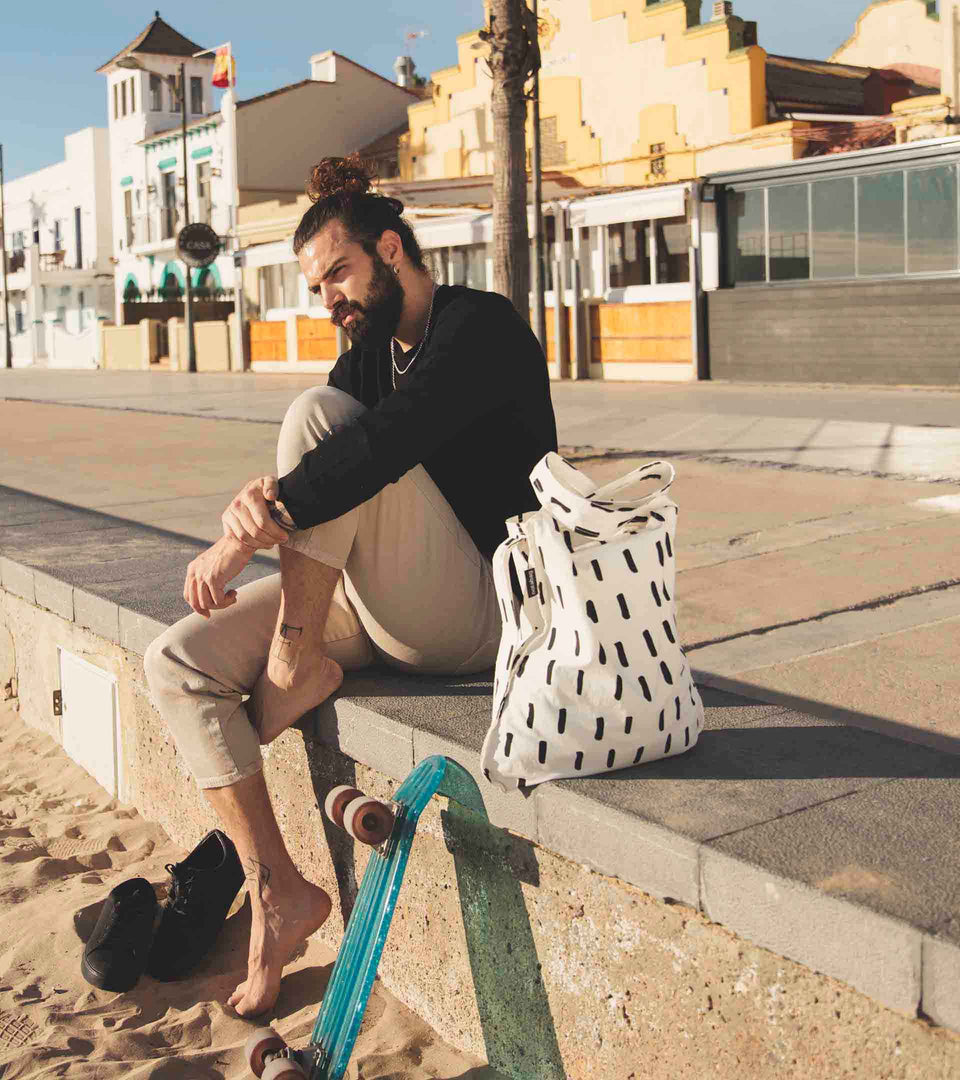 Notabag – Black Brush - Notabag Pattern Notabag USA