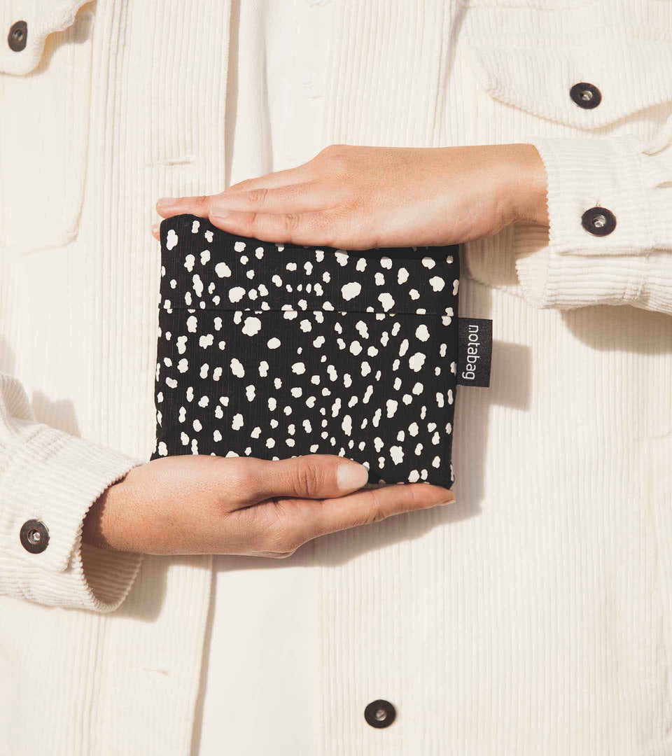 Notabag – Black Sprinkle - Notabag Pattern Notabag USA