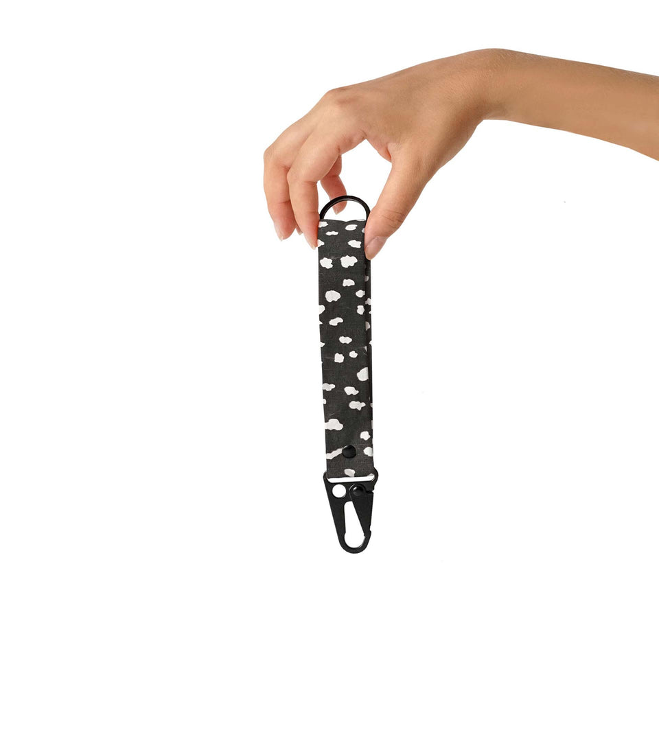 Notabag Keychain – Black Sprinkle - Notabag USA