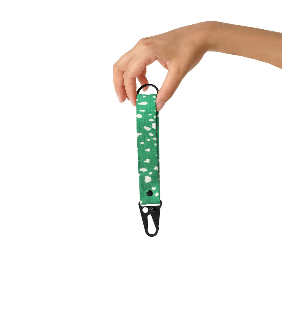 Notabag Keychain – Green Sprinkle - Notabag USA