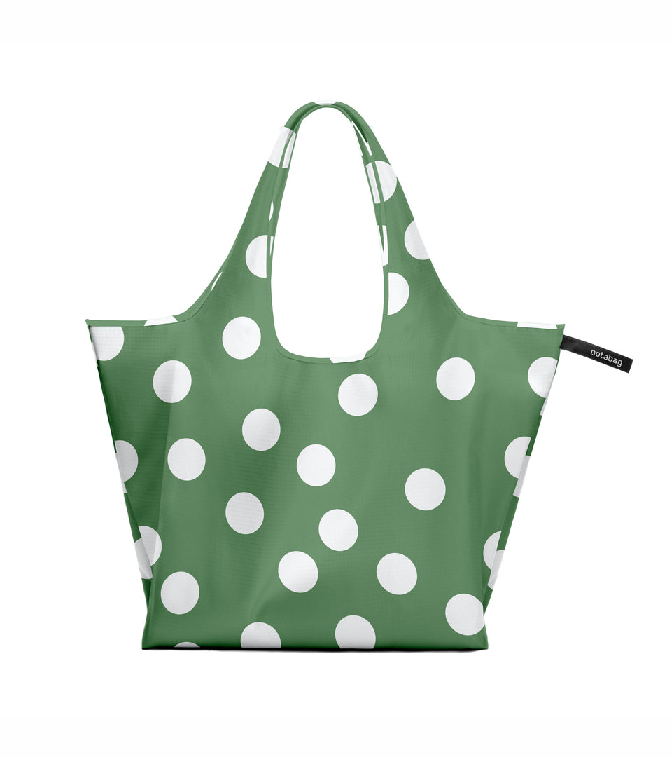 Notabag Tote – Olive Dots