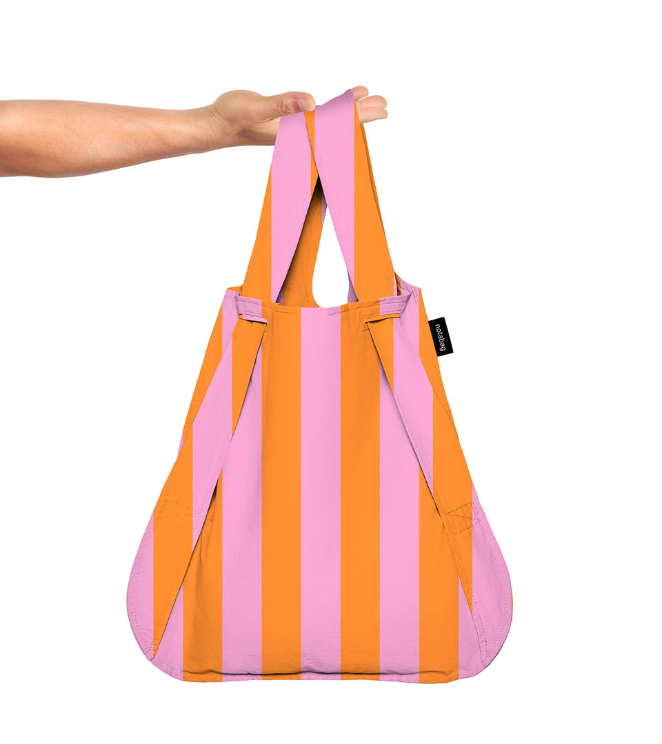 Notabag – Orange/Pink Stripes