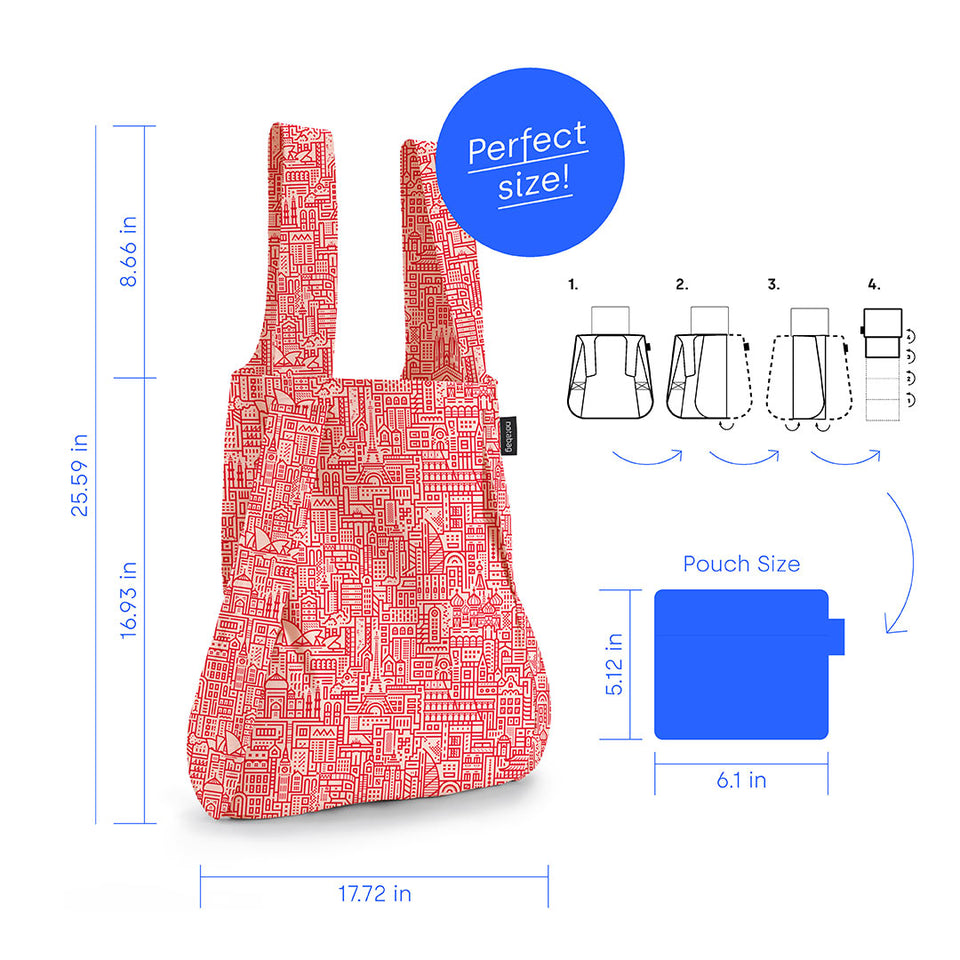 Notabag Hello World – Rose/Red