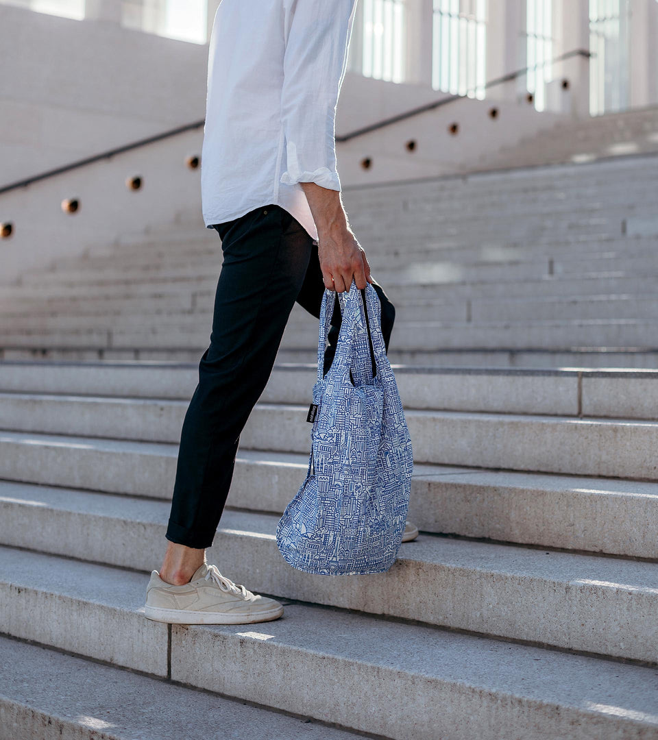 Notabag Hello World – Raw/Blue - Notabag Collaboration Notabag USA