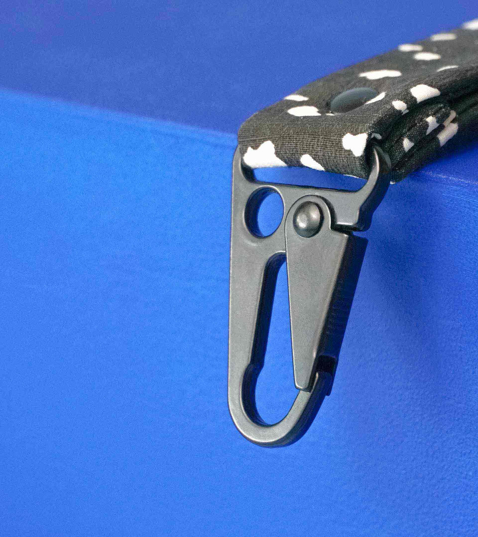 Notabag Keychain – Black Sprinkle - Notabag USA