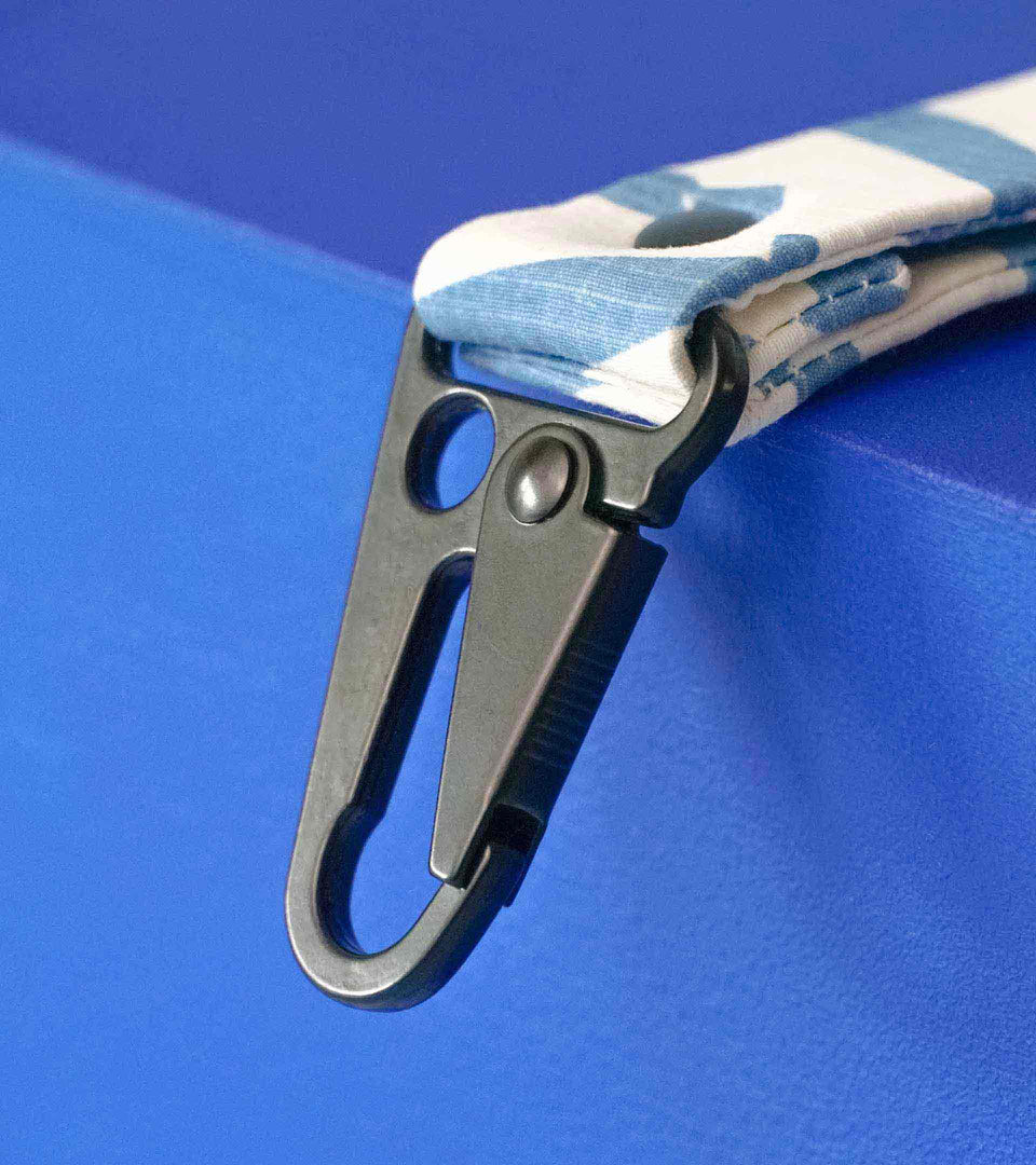 Notabag Keychain – Blue Twist - Notabag USA